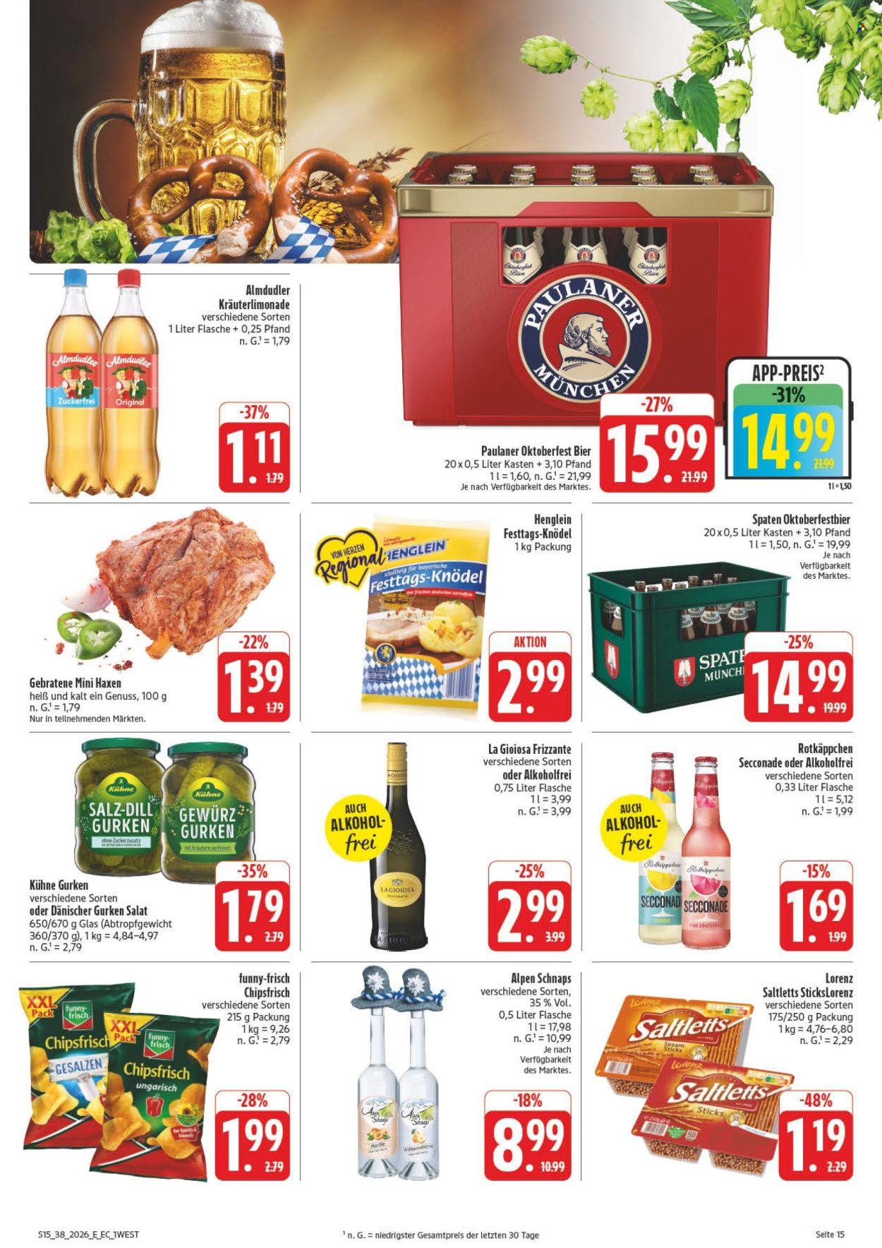 E center Prospekte  - 14.09.2026 - 19.09.2026. Seite 21