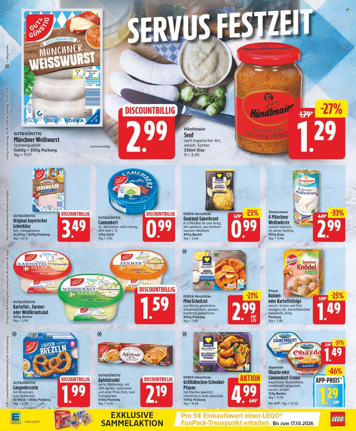 Edeka Prospekte  - 14.09.2026 - 19.09.2026. Seite 12