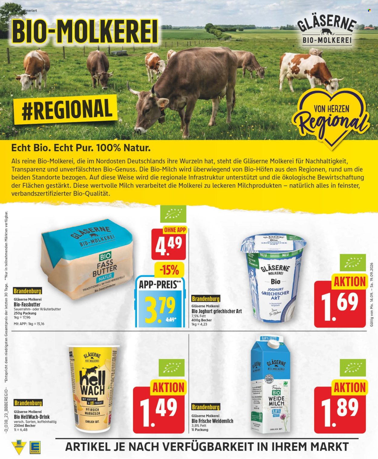 Edeka Prospekte  - 14.09.2026 - 19.09.2026. Seite 23