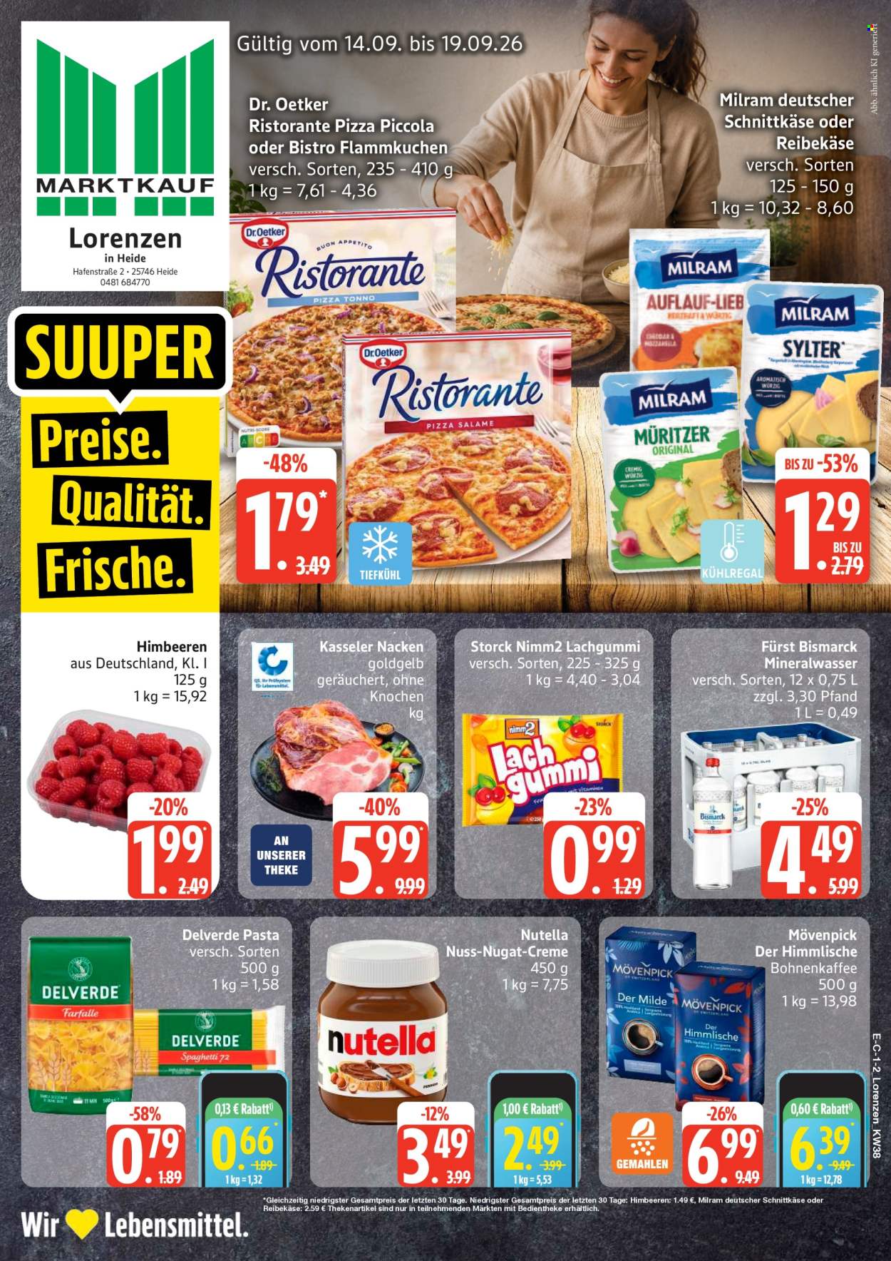 Edeka Prospekte  - 14.09.2026 - 19.09.2026. Seite 1
