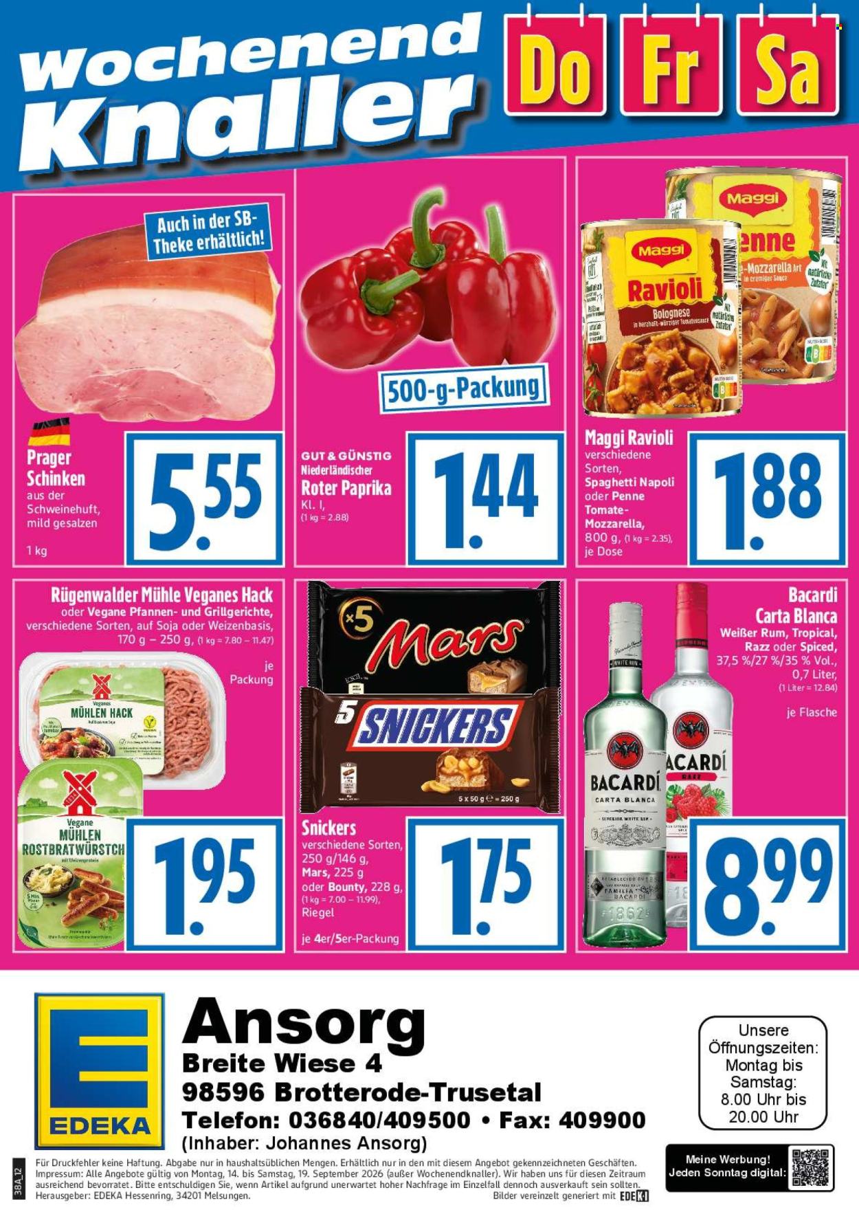 Edeka Prospekte  - 14.09.2026 - 19.09.2026. Seite 12