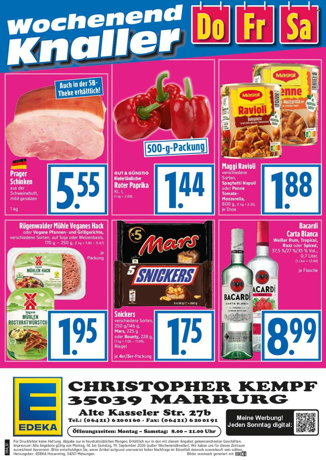 Edeka Prospekte  - 14.09.2026 - 19.09.2026. Seite 12
