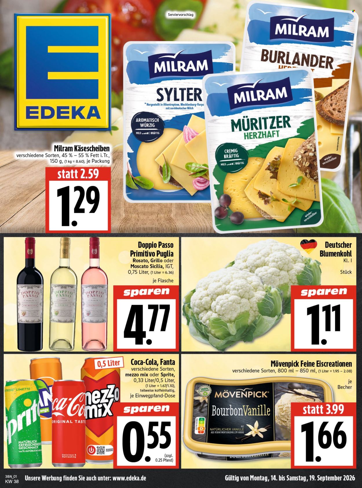 Edeka Prospekte  - 14.09.2026 - 19.09.2026. Seite 1