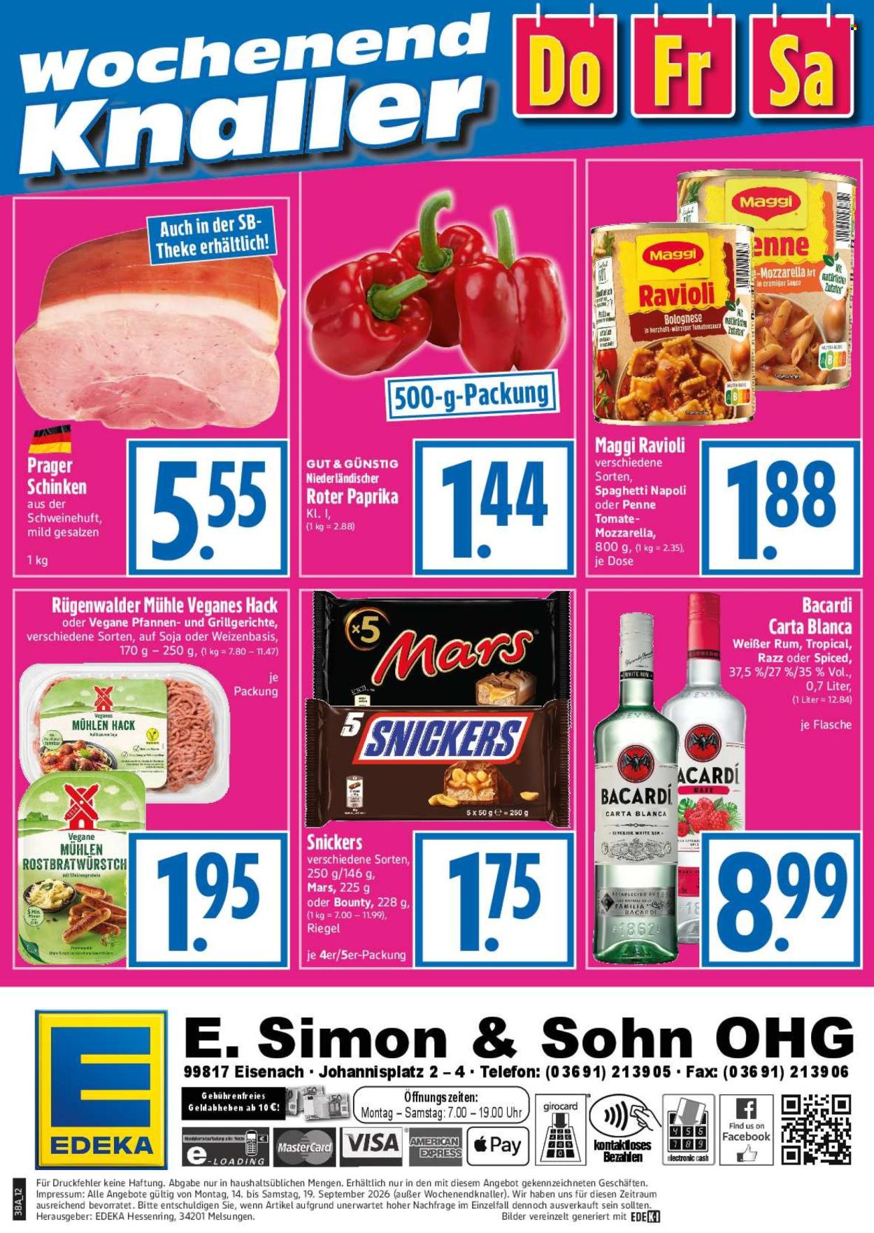 Edeka Prospekte  - 14.09.2026 - 19.09.2026. Seite 12