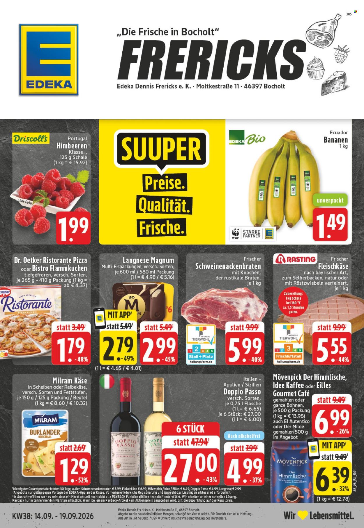 Edeka Prospekte  - 14.09.2026 - 19.09.2026. Seite 1