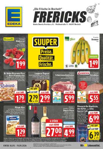 Prospekte Edeka - 14.09.2026 - 19.09.2026.