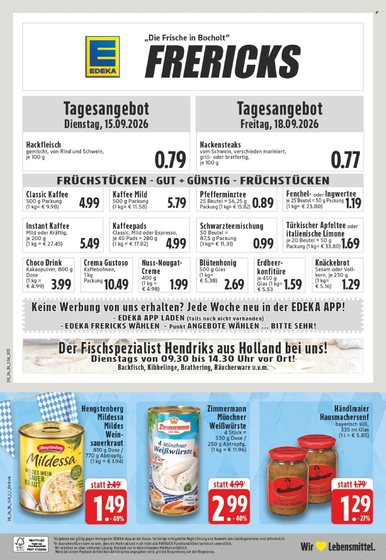 Edeka Prospekte  - 14.09.2026 - 19.09.2026. Seite 28