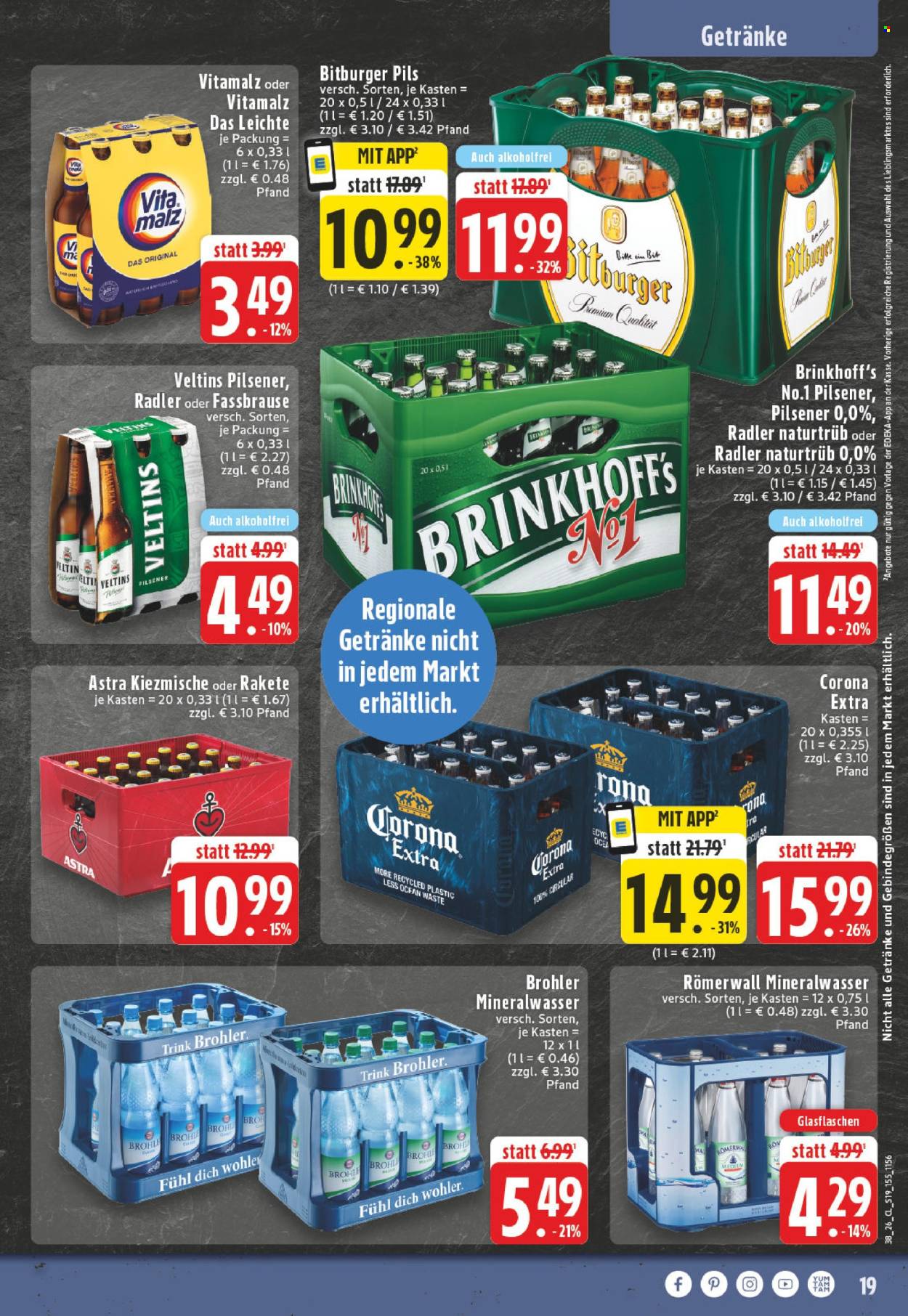 Edeka Prospekte  - 14.09.2026 - 19.09.2026. Seite 19