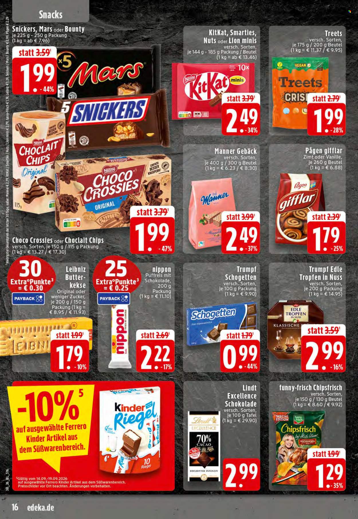 Edeka Prospekte  - 14.09.2026 - 19.09.2026. Seite 16