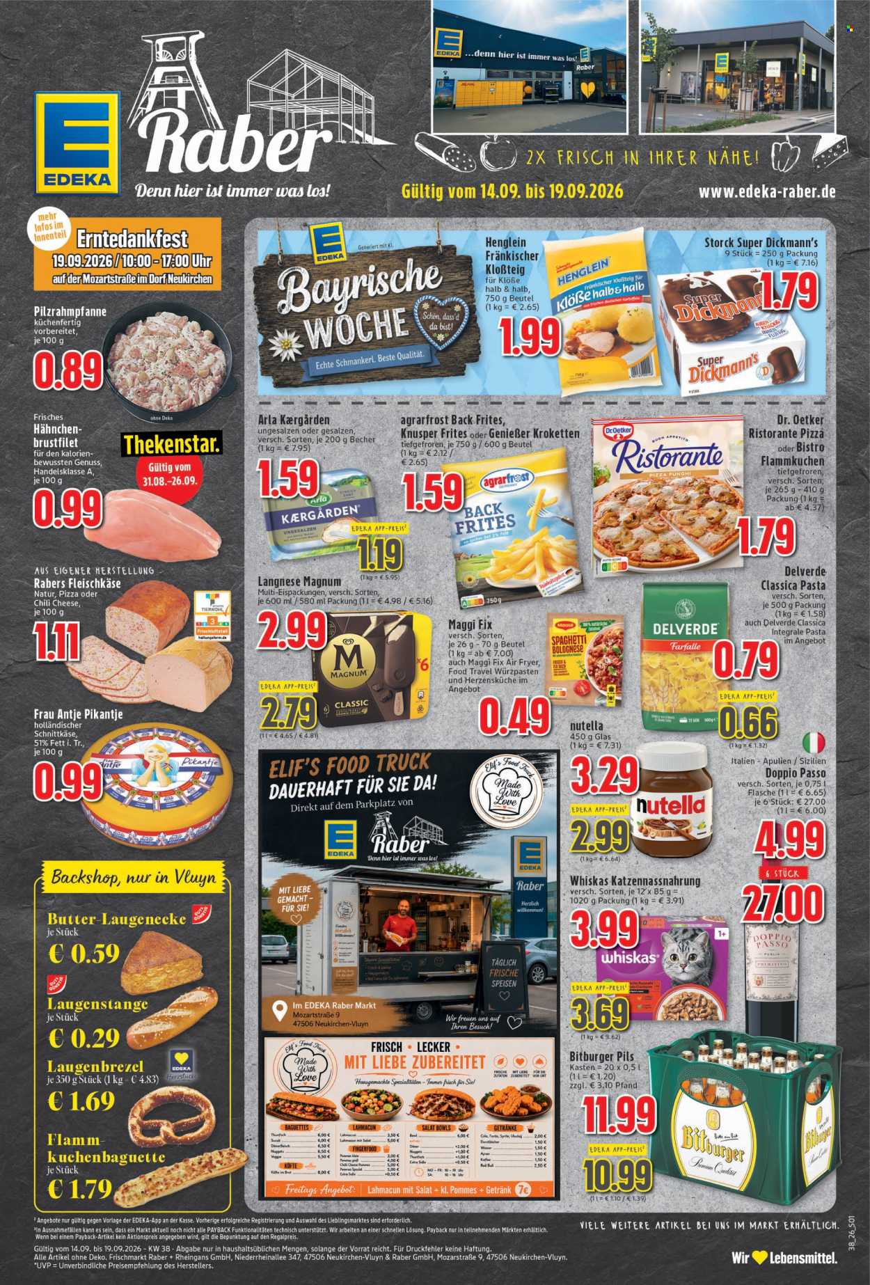 Edeka Prospekte  - 14.09.2026 - 19.09.2026. Seite 1
