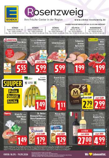 Prospekte Edeka - 14.09.2026 - 19.09.2026.