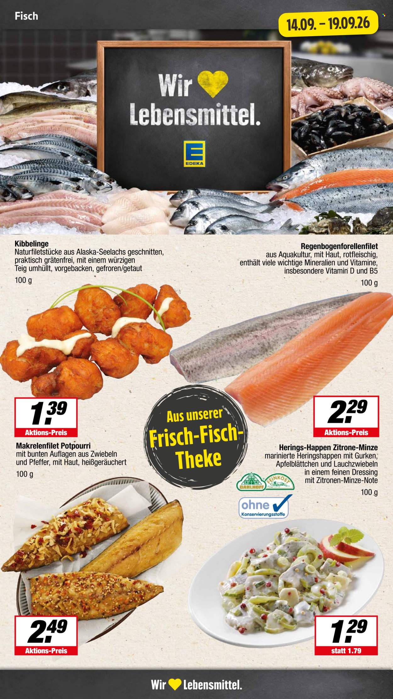 Edeka Prospekte  - 14.09.2026 - 19.09.2026. Seite 14