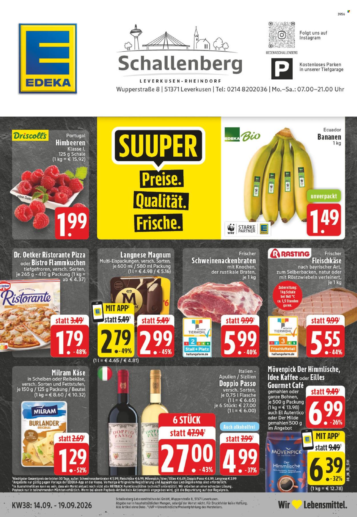 Edeka Prospekte  - 14.09.2026 - 19.09.2026. Seite 1