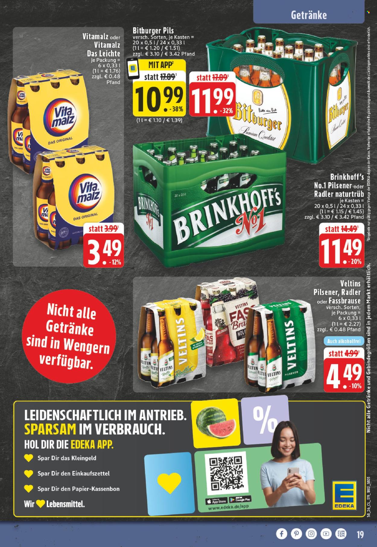Edeka Prospekte  - 14.09.2026 - 19.09.2026. Seite 19