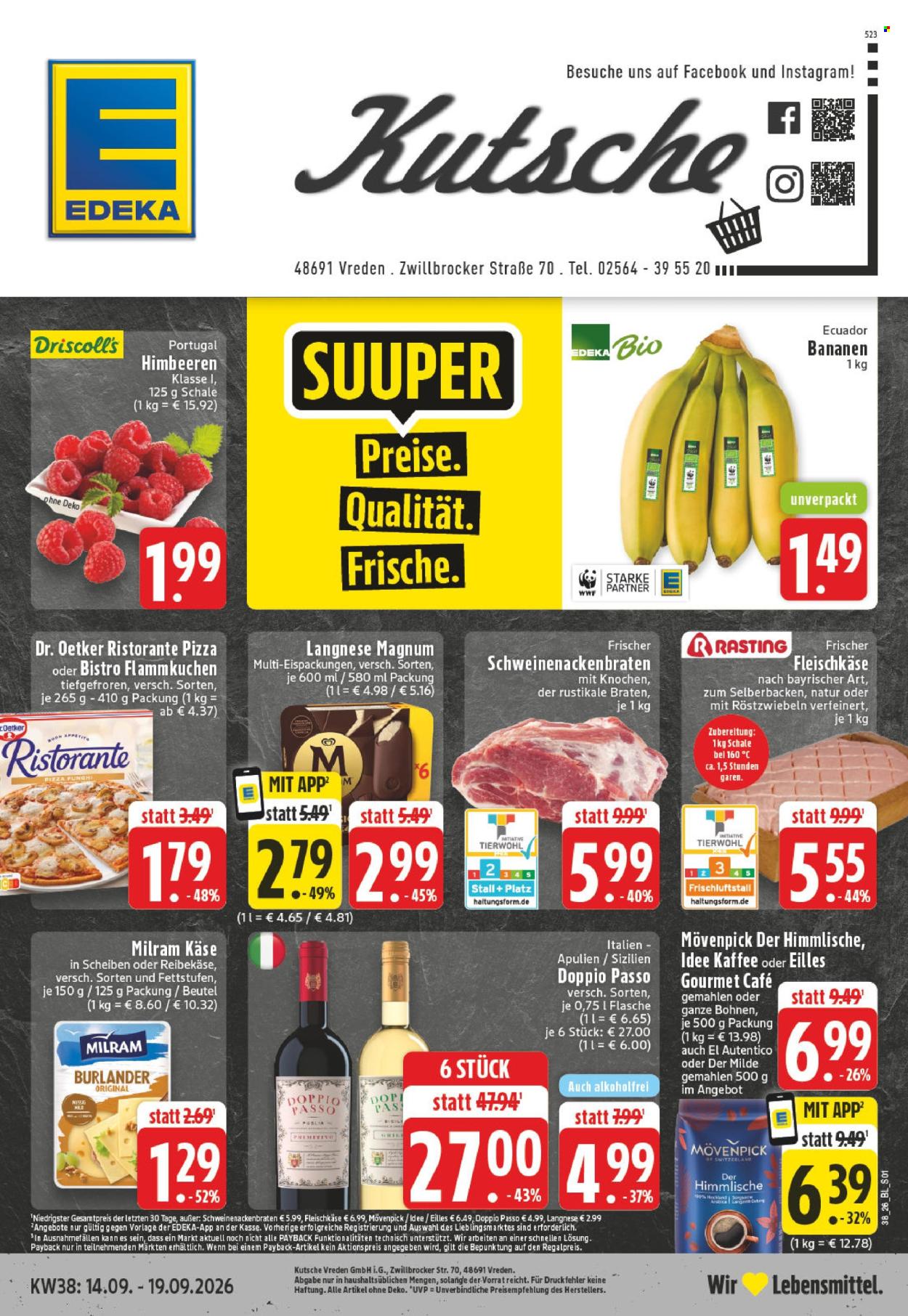 Edeka Prospekte  - 14.09.2026 - 19.09.2026. Seite 1