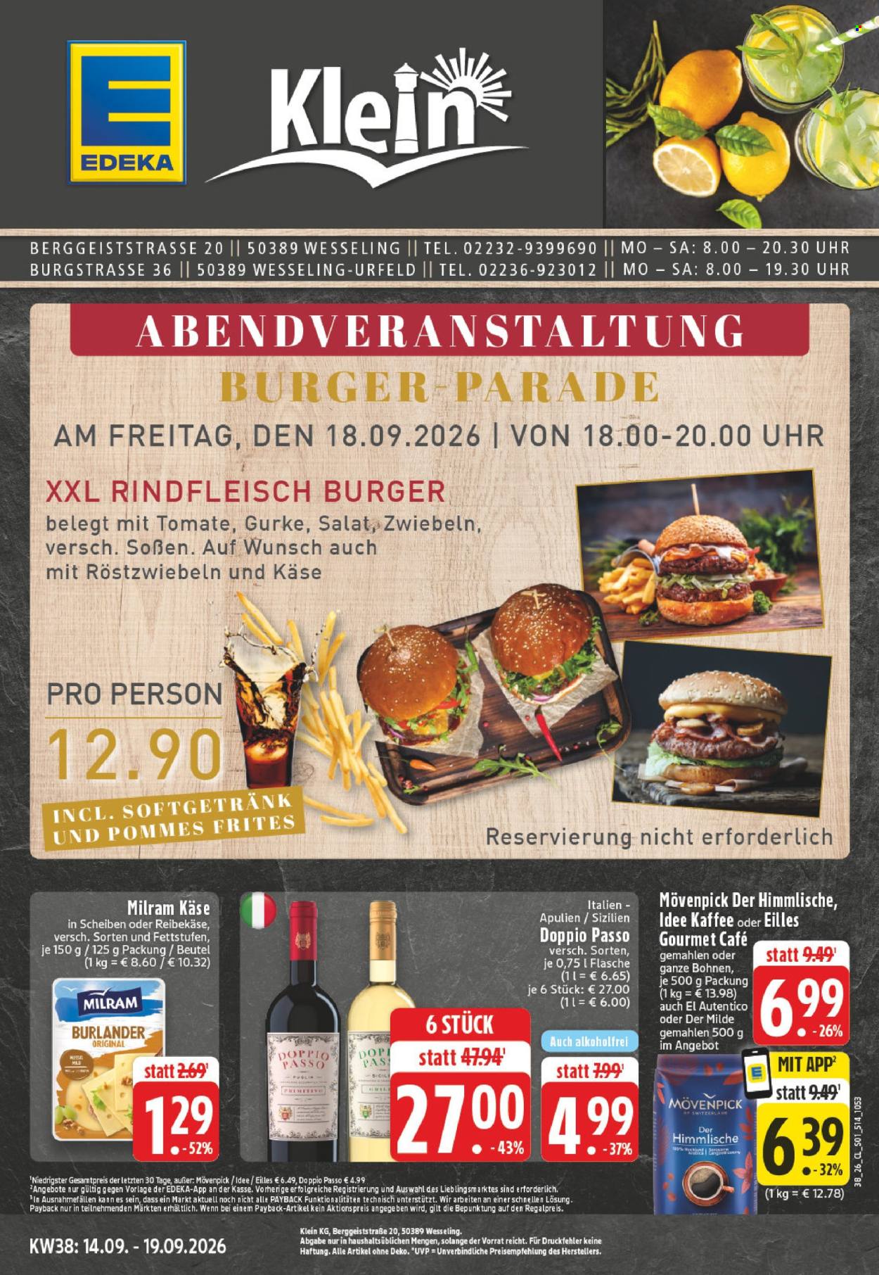 Edeka Prospekte  - 14.09.2026 - 19.09.2026. Seite 1