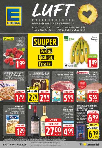 Prospekte Edeka - 14.09.2026 - 19.09.2026.