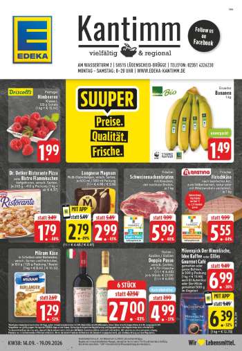 Prospekte Edeka - 14.09.2026 - 19.09.2026.