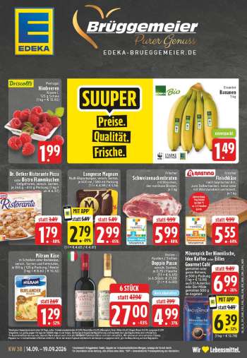 Prospekte Edeka - 14.09.2026 - 19.09.2026.