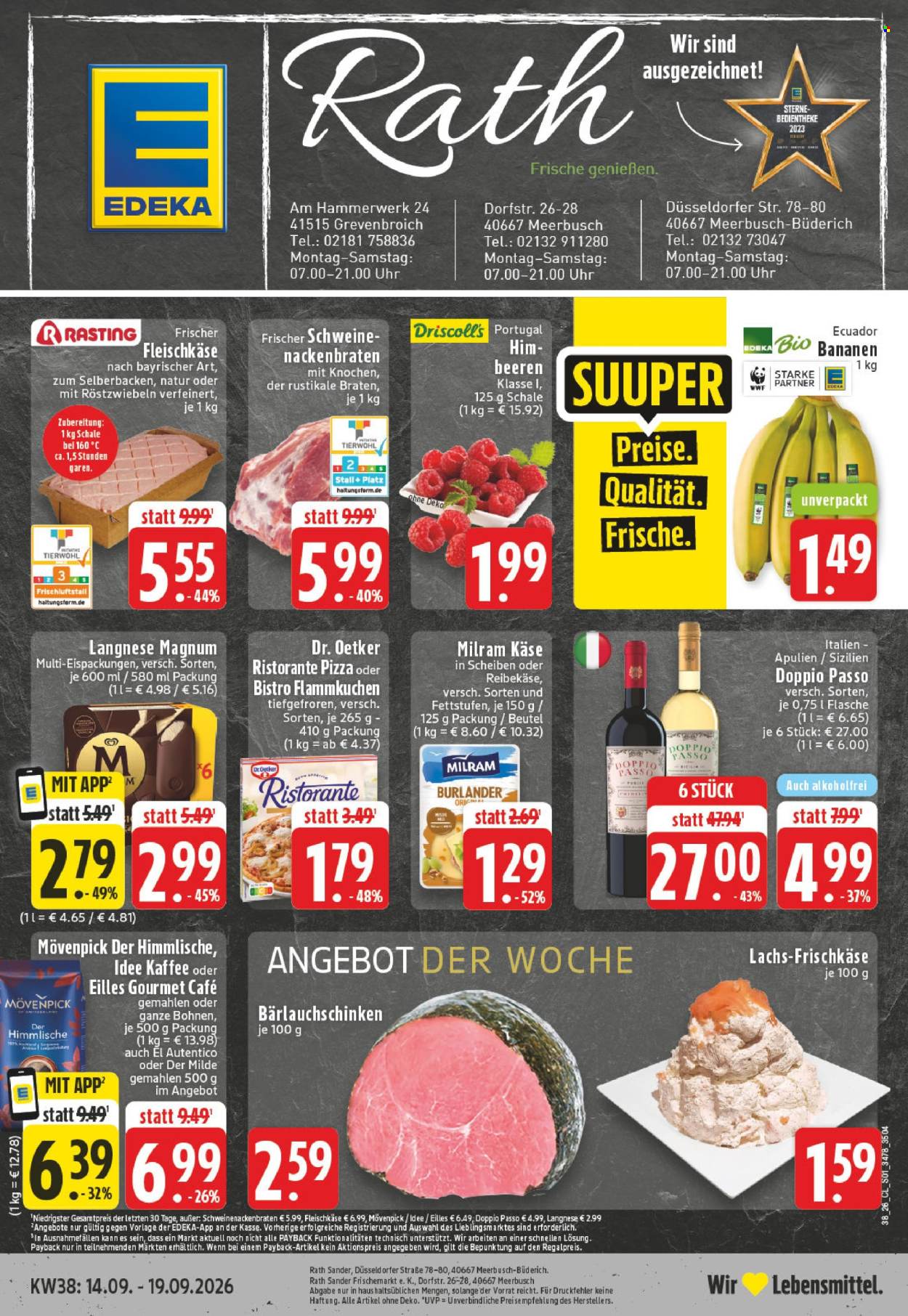Edeka Prospekte  - 14.09.2026 - 19.09.2026. Seite 1