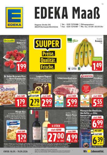 Prospekte Edeka - 14.09.2026 - 19.09.2026.