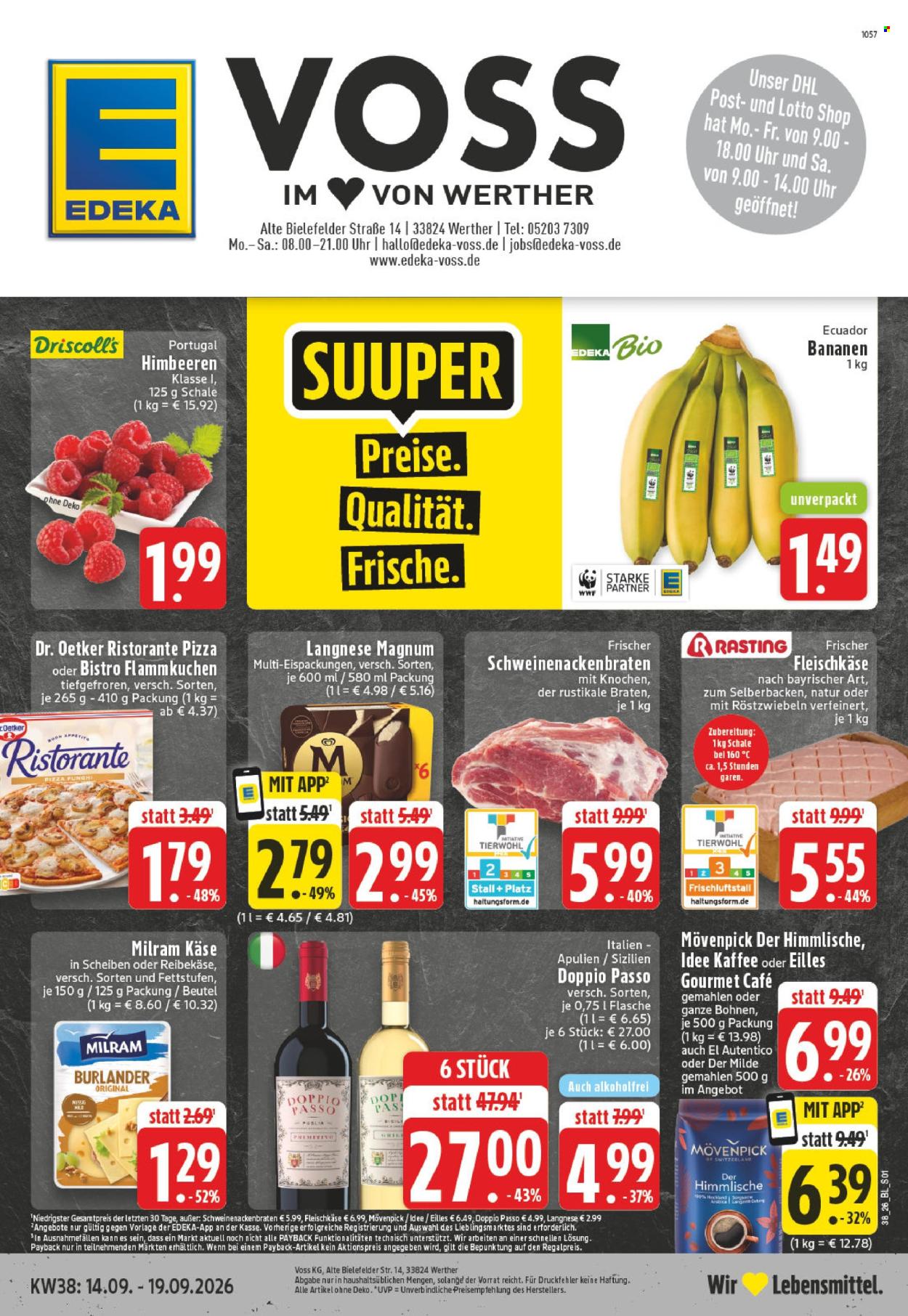 Edeka Prospekte  - 14.09.2026 - 19.09.2026. Seite 1