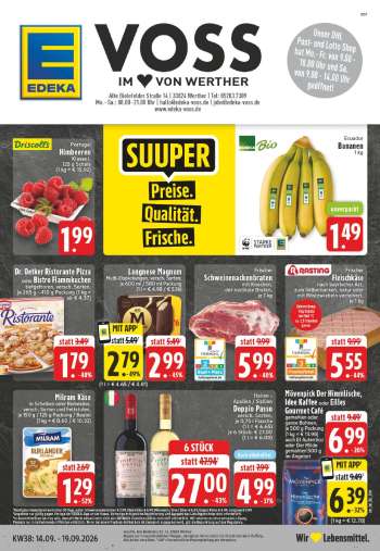 Prospekte Edeka - 14.09.2026 - 19.09.2026.