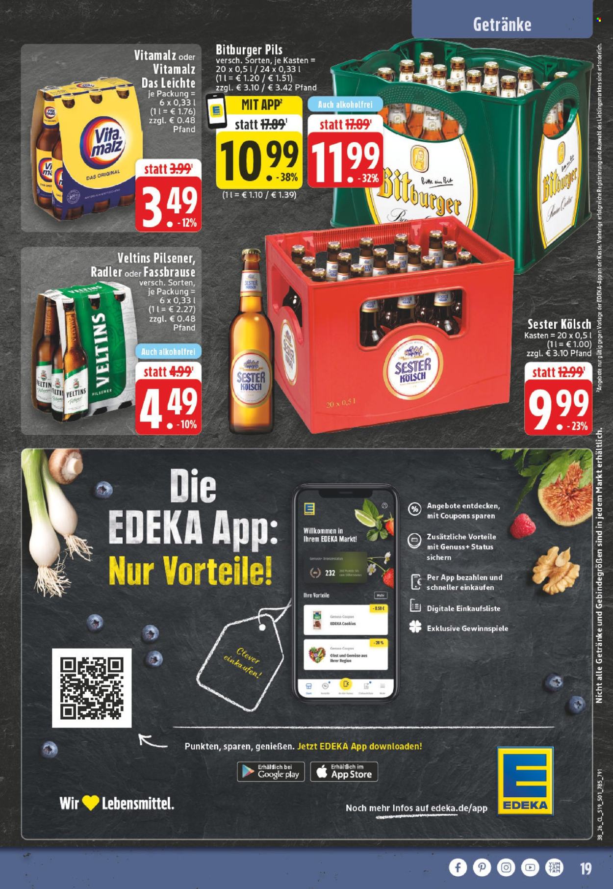 Edeka Prospekte  - 14.09.2026 - 19.09.2026. Seite 19