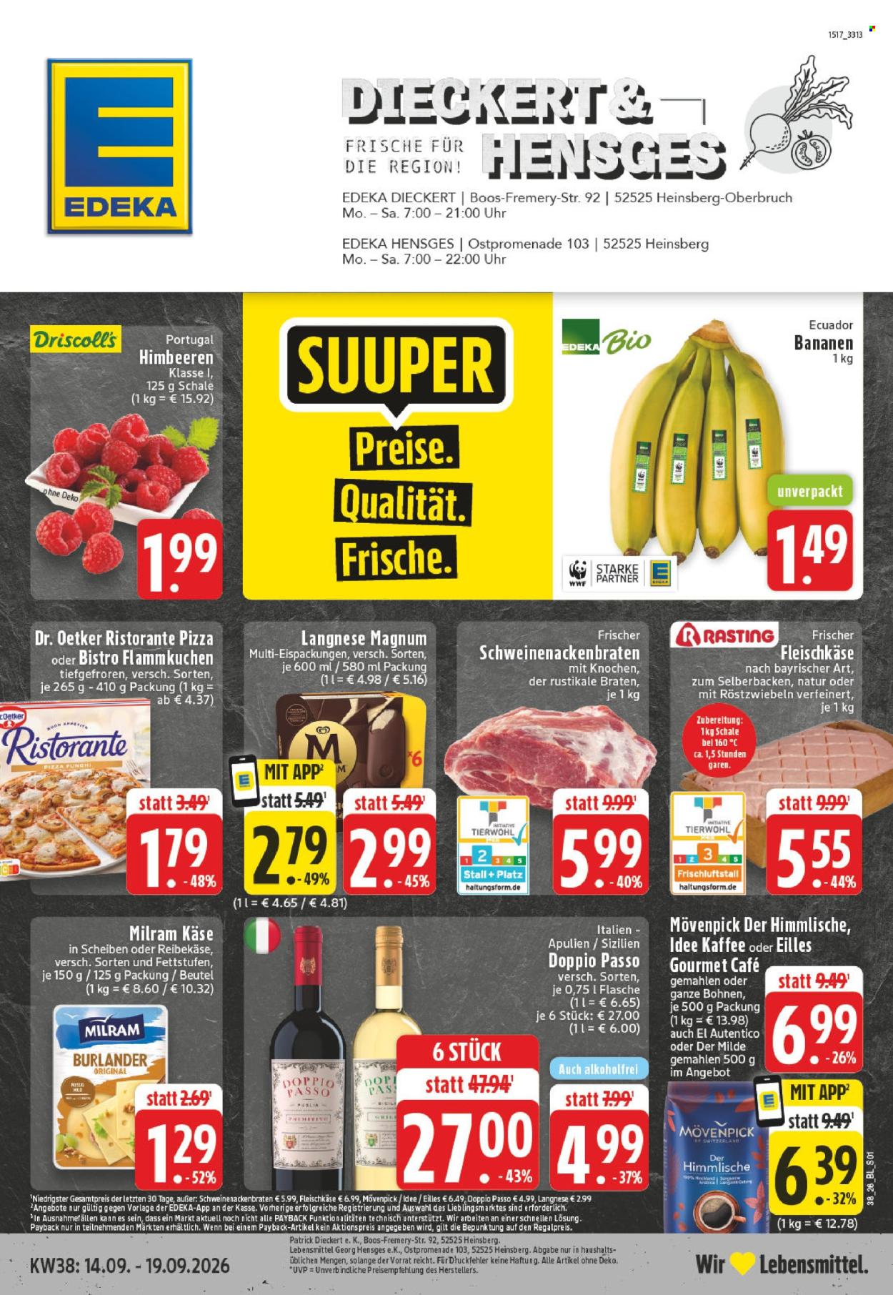 Edeka Prospekte  - 14.09.2026 - 19.09.2026. Seite 1