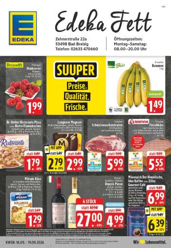 Prospekte Edeka - 14.09.2026 - 19.09.2026.