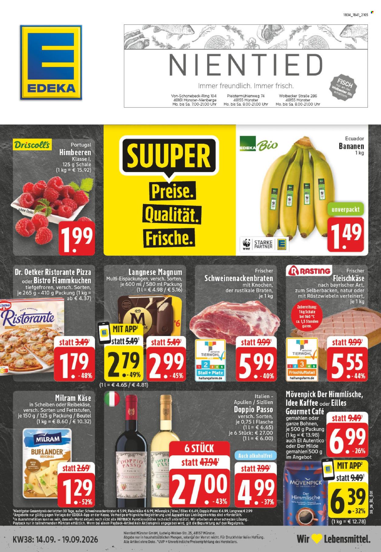 Edeka Prospekte  - 14.09.2026 - 19.09.2026. Seite 1