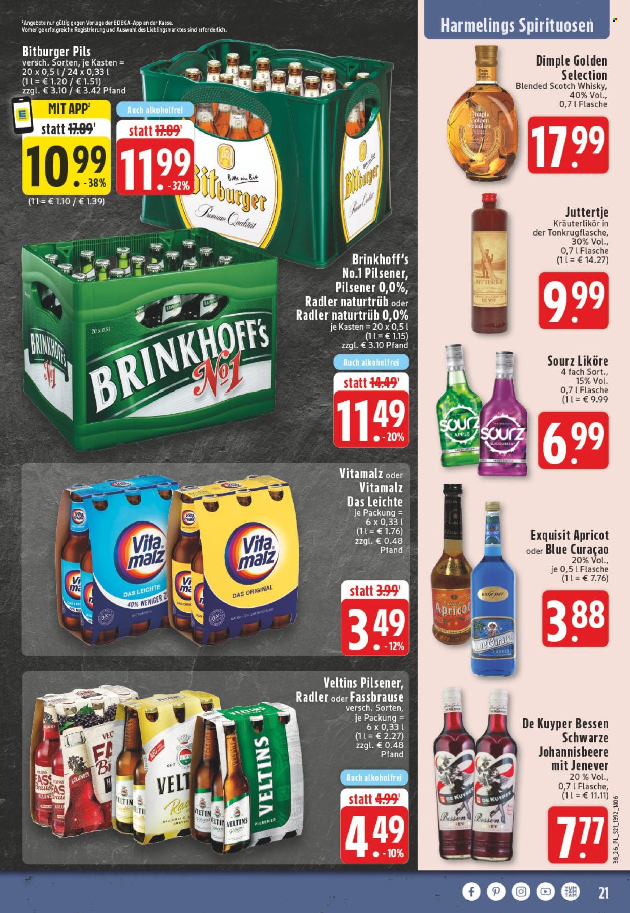 Edeka Prospekte  - 14.09.2026 - 19.09.2026. Seite 21