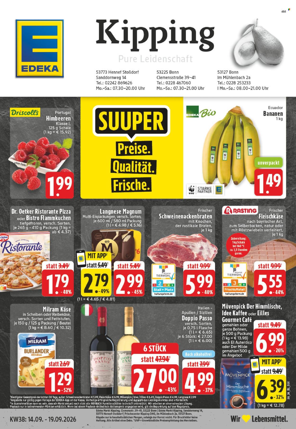 Edeka Prospekte  - 14.09.2026 - 19.09.2026. Seite 1