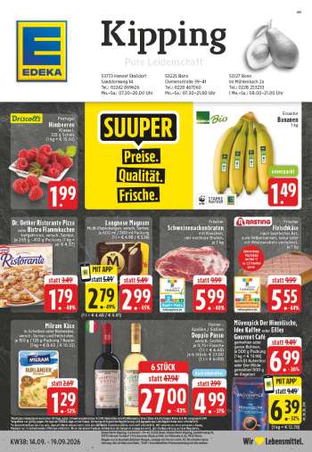 Prospekte Edeka - 14.09.2026 - 19.09.2026.