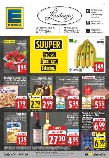 Prospekte Edeka - 14.09.2026 - 19.09.2026.