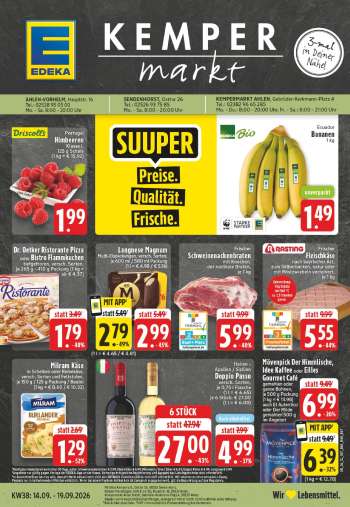 Prospekte Edeka - 14.09.2026 - 19.09.2026.