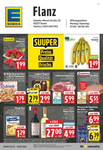 Prospekte Edeka - 14.09.2026 - 19.09.2026.
