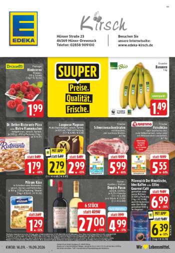 Prospekte Edeka - 14.09.2026 - 19.09.2026.