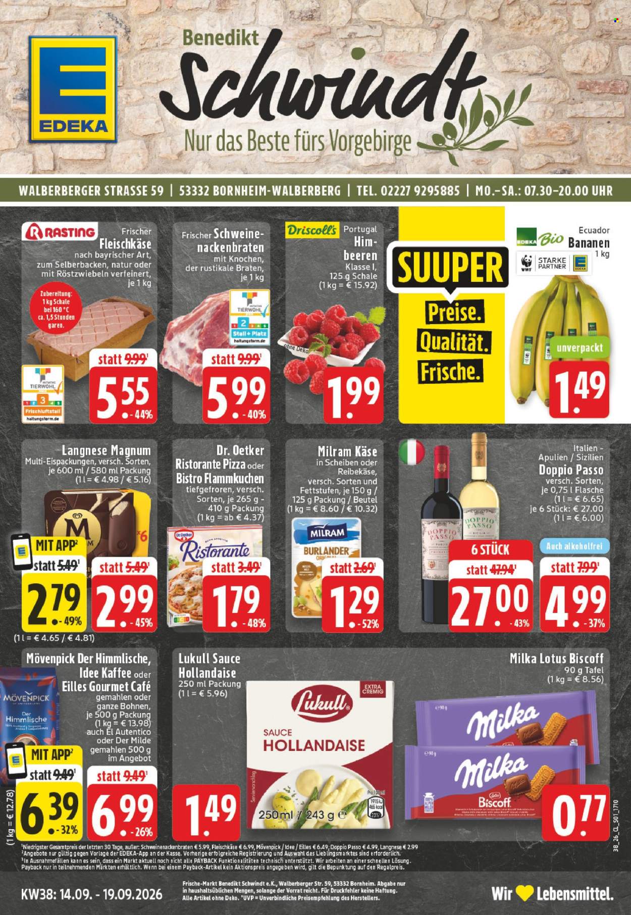 Edeka Prospekte  - 14.09.2026 - 19.09.2026. Seite 1