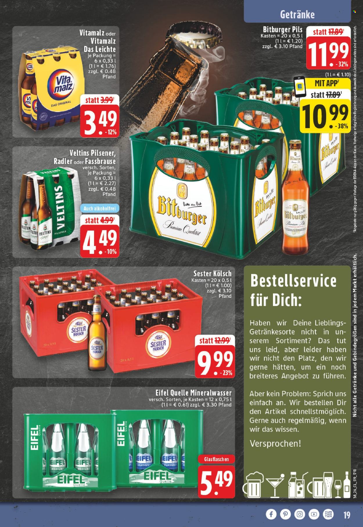 Edeka Prospekte  - 14.09.2026 - 19.09.2026. Seite 19