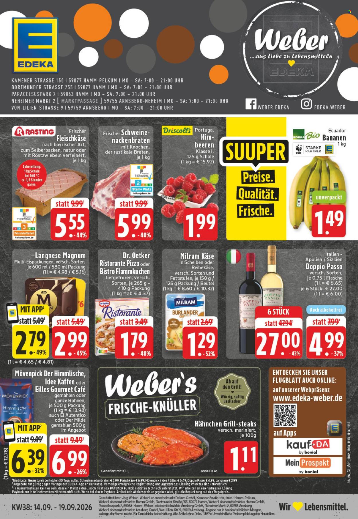 Edeka Prospekte  - 14.09.2026 - 19.09.2026. Seite 1