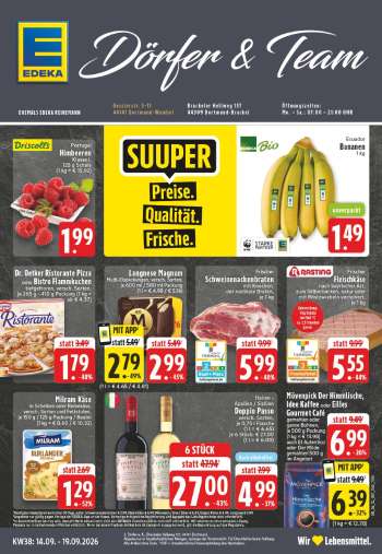 Prospekte Edeka - 14.09.2026 - 19.09.2026.