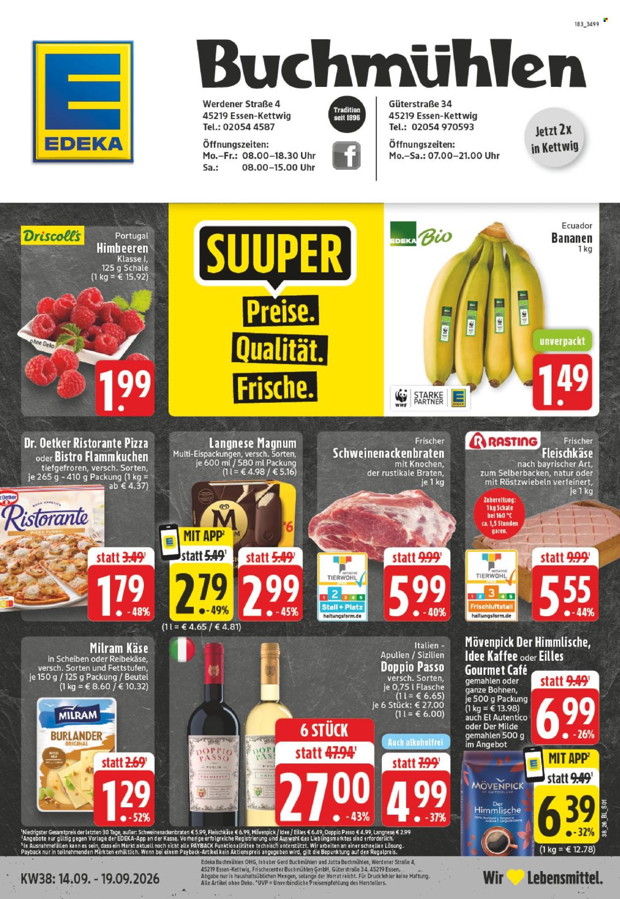 Edeka Prospekte  - 14.09.2026 - 19.09.2026. Seite 1