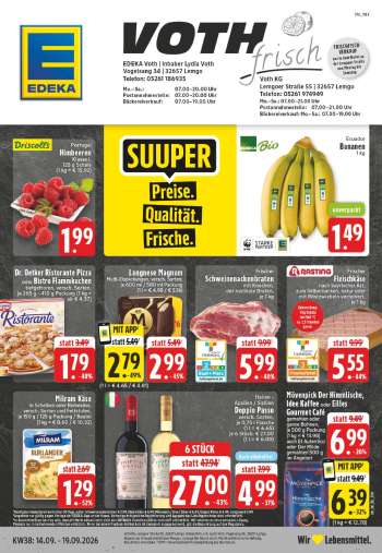 Prospekte Edeka - 14.09.2026 - 19.09.2026.