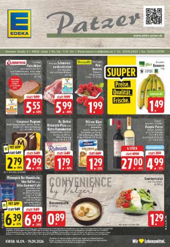 Prospekte Edeka - 14.09.2026 - 19.09.2026.