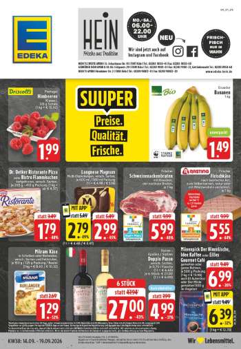 Prospekte Edeka - 14.09.2026 - 19.09.2026.