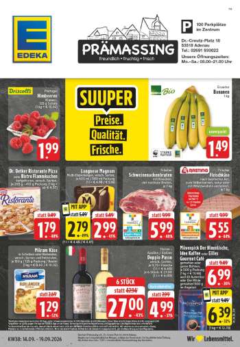Prospekte Edeka - 14.09.2026 - 19.09.2026.