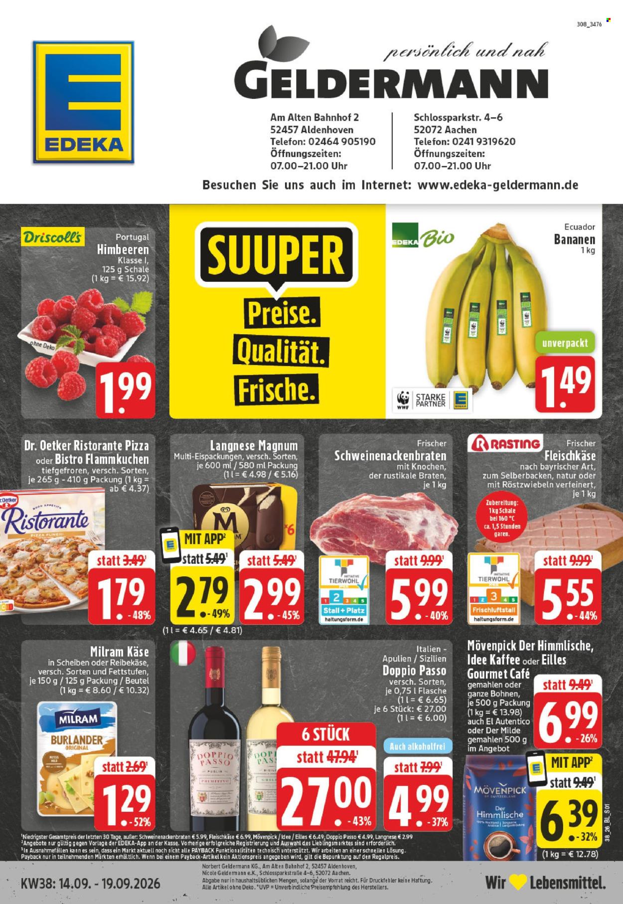 Edeka Prospekte  - 14.09.2026 - 19.09.2026. Seite 1