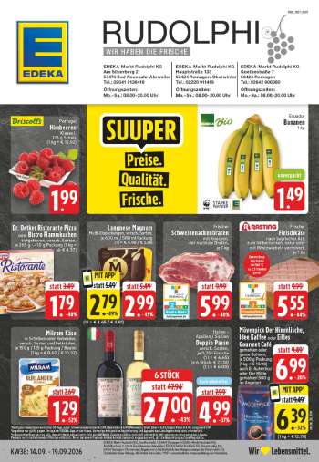 Prospekte Edeka - 14.09.2026 - 19.09.2026.