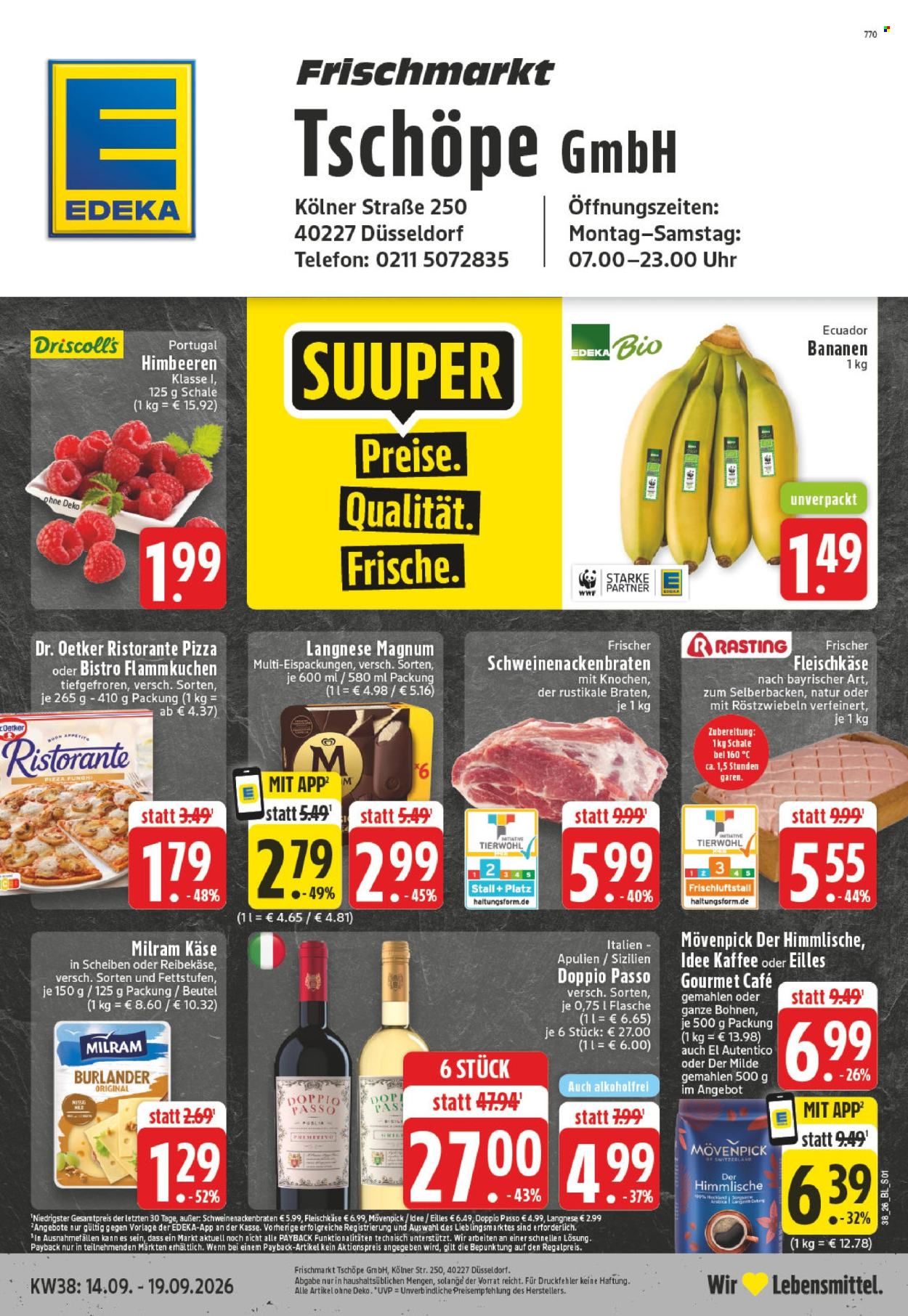 Edeka Prospekte  - 14.09.2026 - 19.09.2026. Seite 1